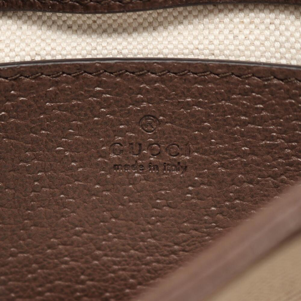 Gucci Brown Supreme Blondie Shoulder Bag GG Beige Leather Canvas - Picture 4 of 4